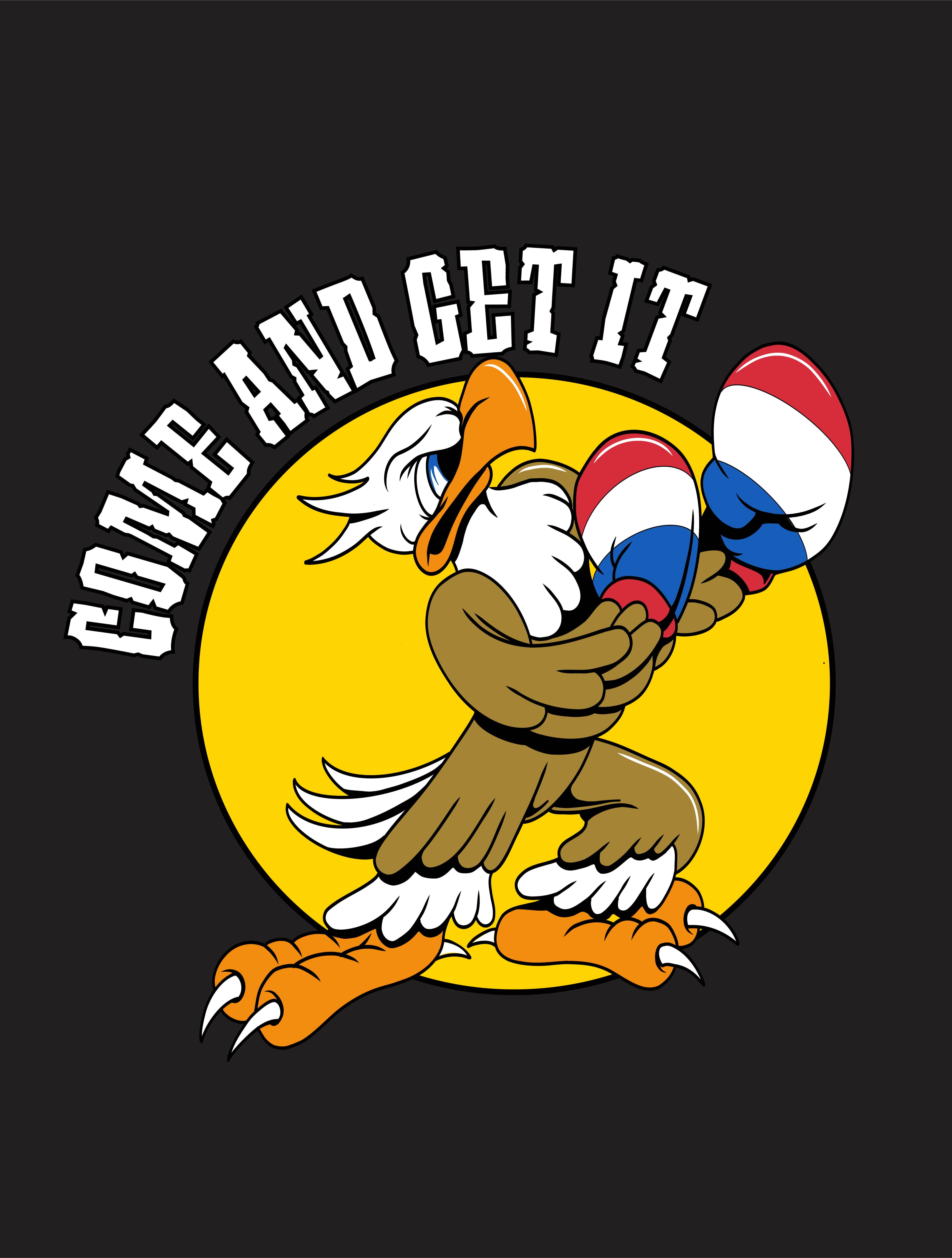Come and Get It graphic design